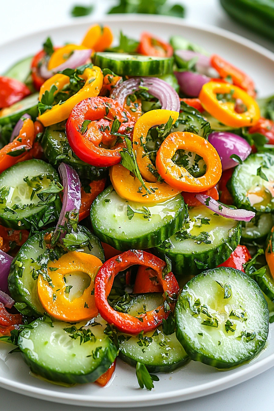 Cucumber and Sweet Pepper Salad