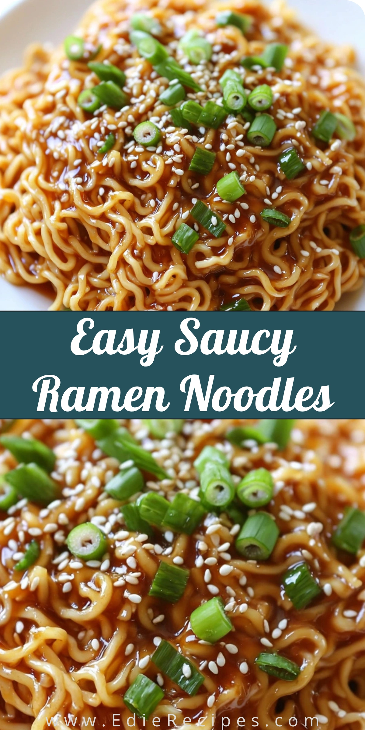 Easy Saucy Ramen Noodles