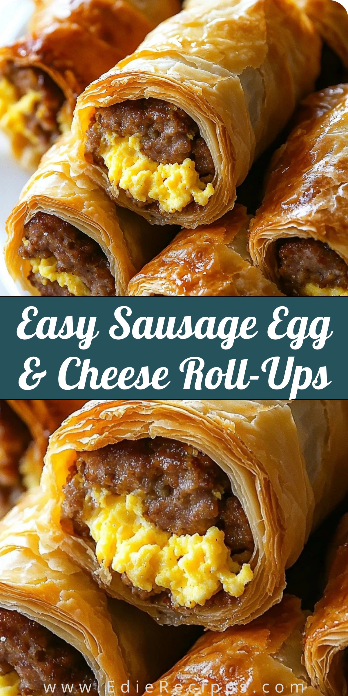 Easy Sausage Egg & Cheese Roll-Ups