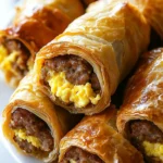 Easy Sausage Egg & Cheese Roll-Ups