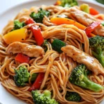 Garlic Chicken Lo Mein