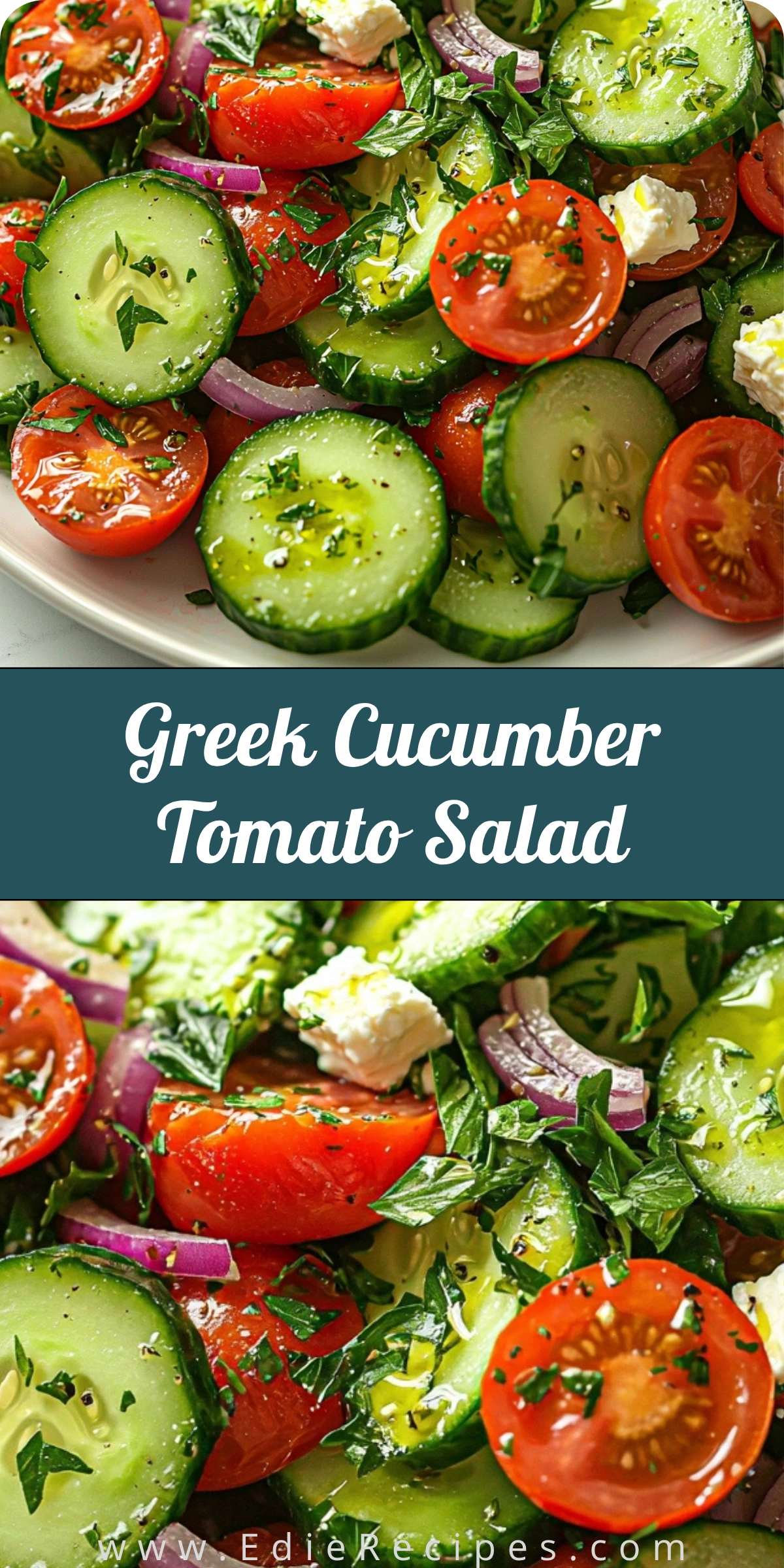 Greek Cucumber Tomato Salad