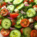 Greek Cucumber Tomato Salad