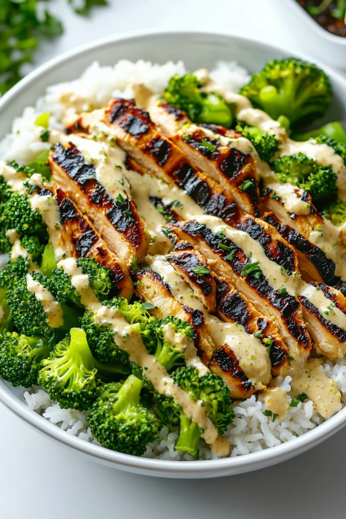 Grilled Chicken & Broccoli Rice Bowl
