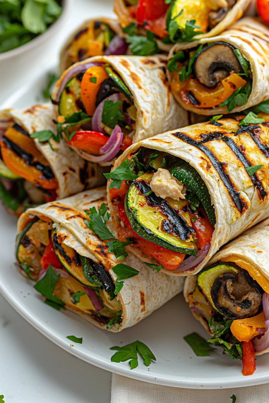 Grilled Veggie Wraps