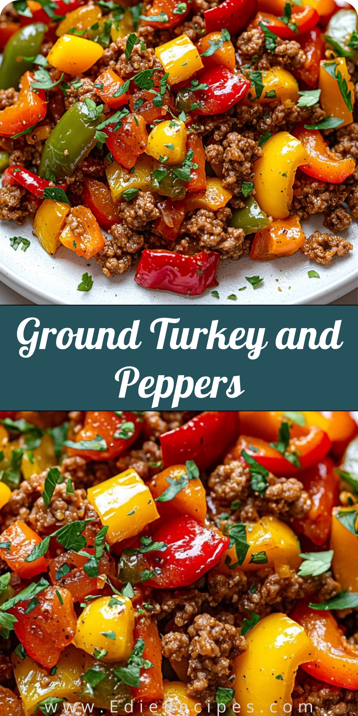 Ground Turkey and Peppers
