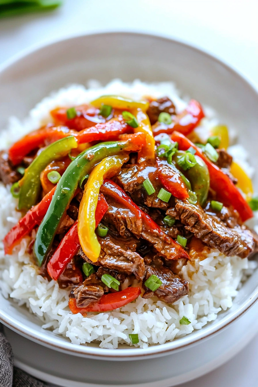 Healthy Beef and Peppers