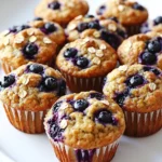 Healthy Greek Yogurt Blueberry Muffins