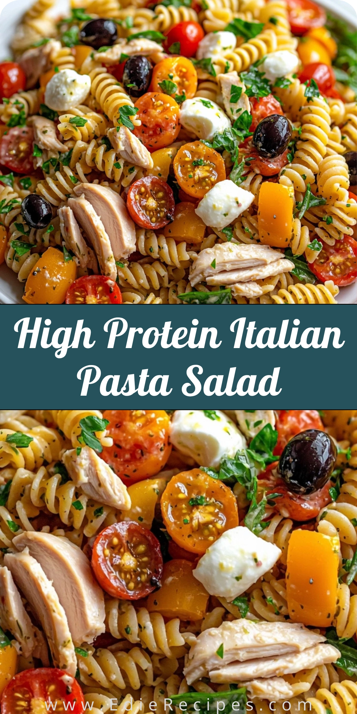 High Protein Italian Pasta Salad