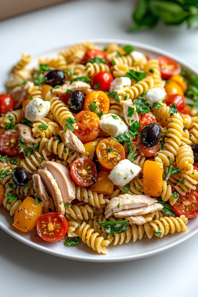 High Protein Italian Pasta Salad