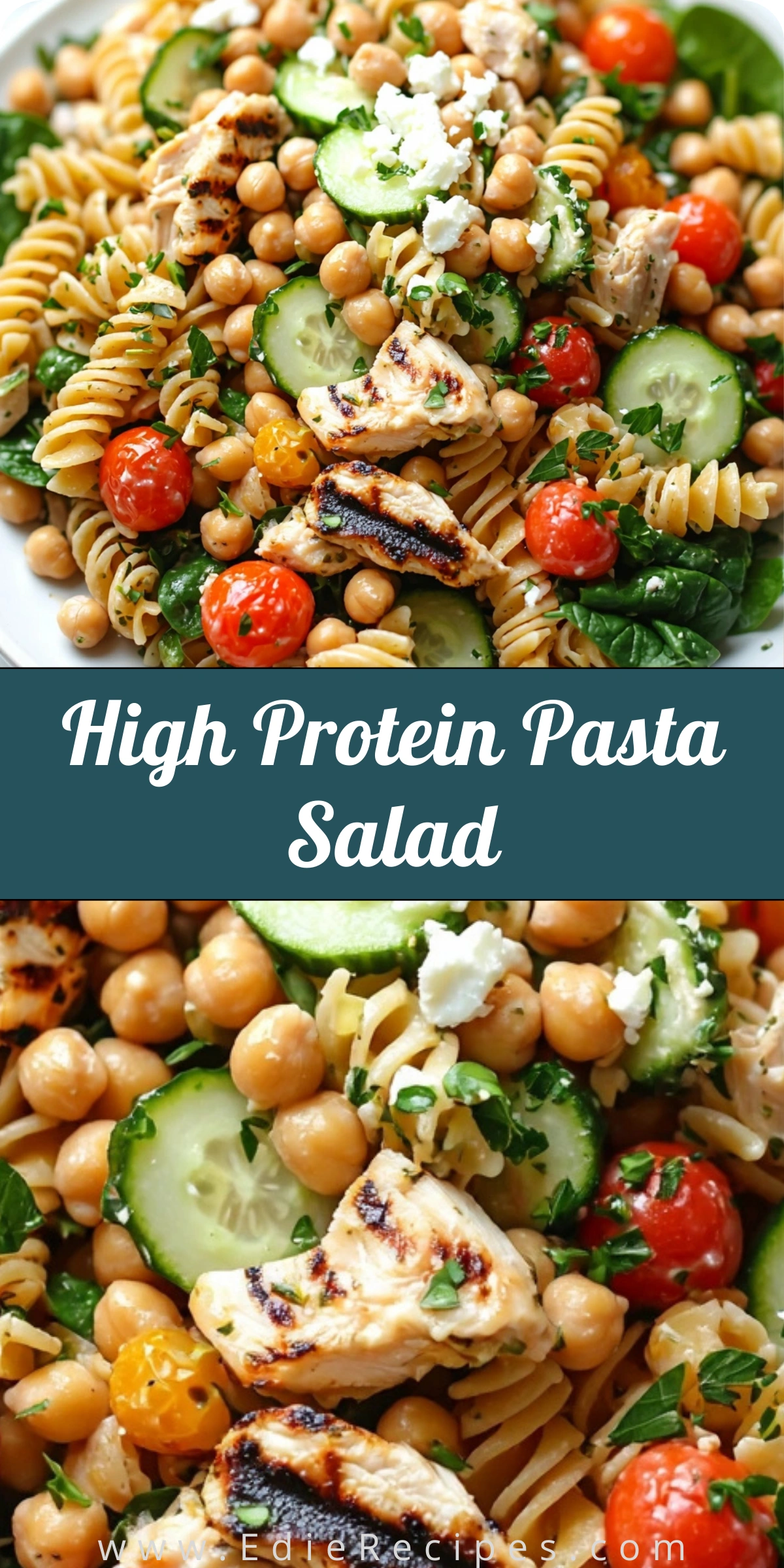 High Protein Pasta Salad