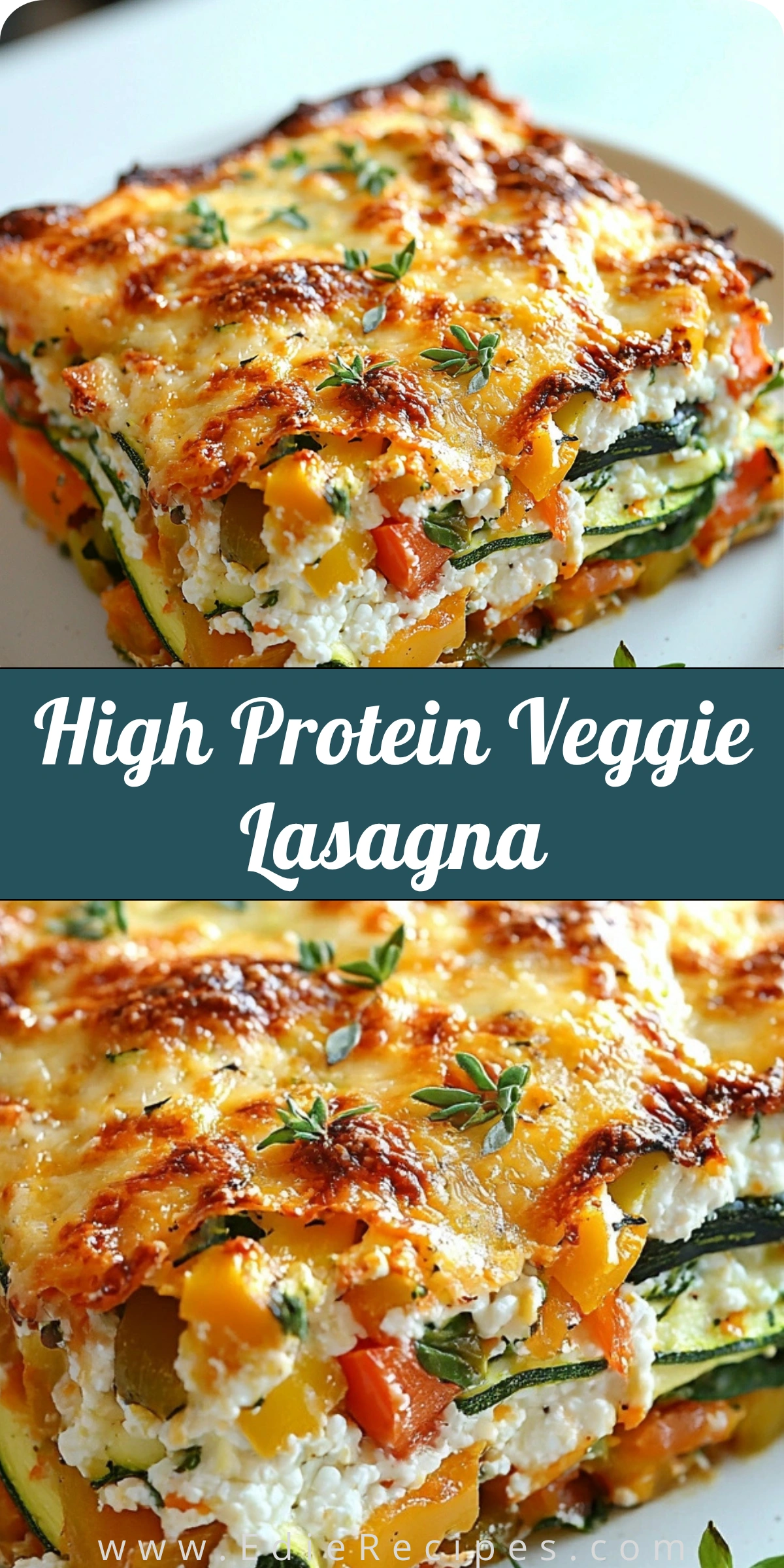 High Protein Veggie Lasagna