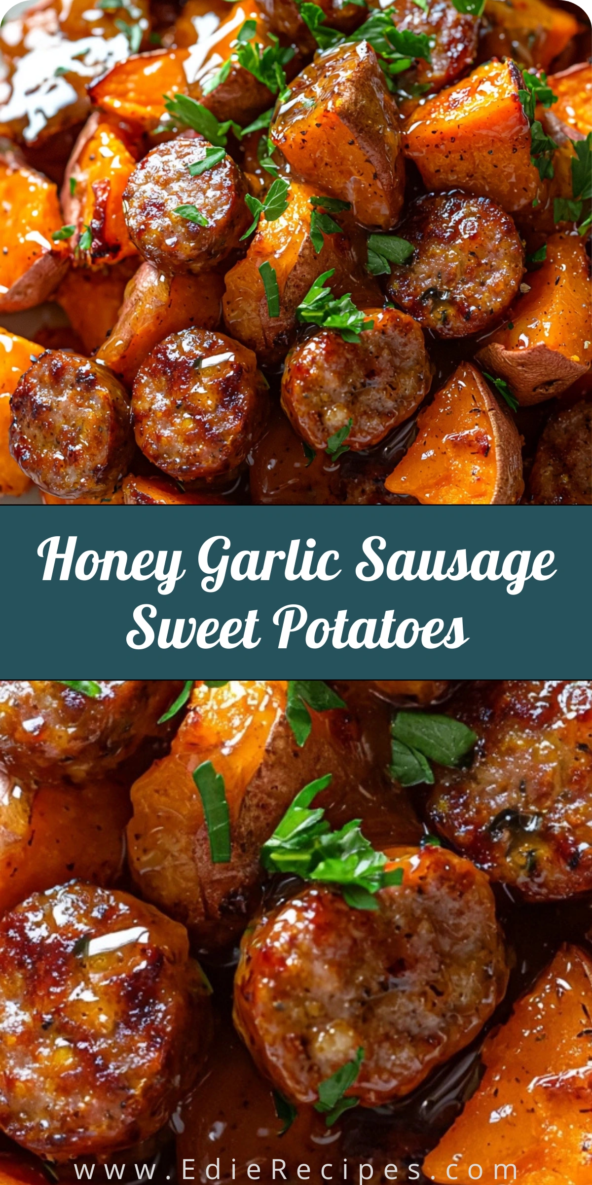 Honey Garlic Sausage Sweet Potatoes