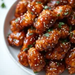 Honey Garlic Sticky Chicken Bites