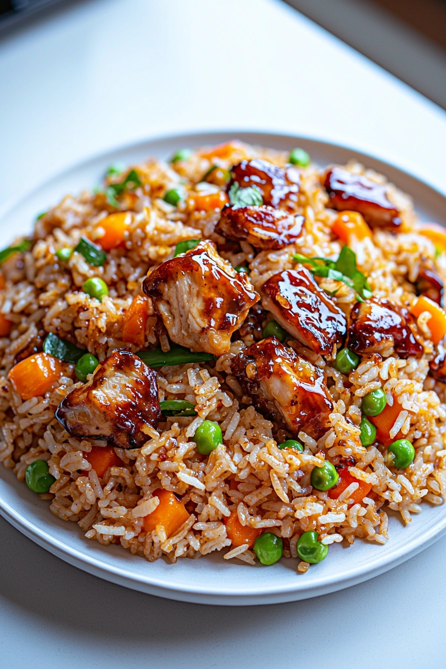 Japanese BBQ Chicken Fried Rice