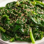 Korean Spinach Side Dish (Sigeumchi Namul)