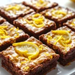 Lemon Brownie Bars