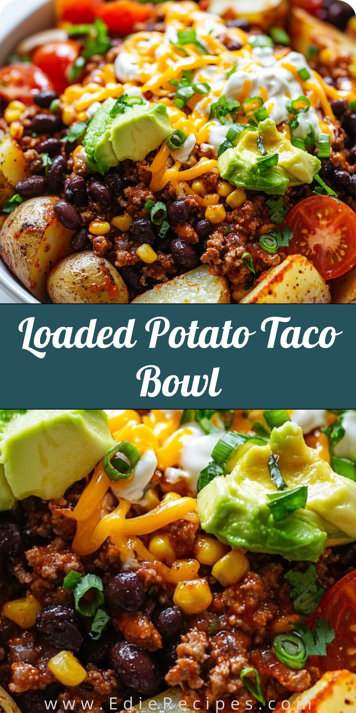 Loaded Potato Taco Bowl