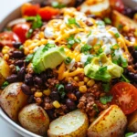 Loaded Potato Taco Bowl