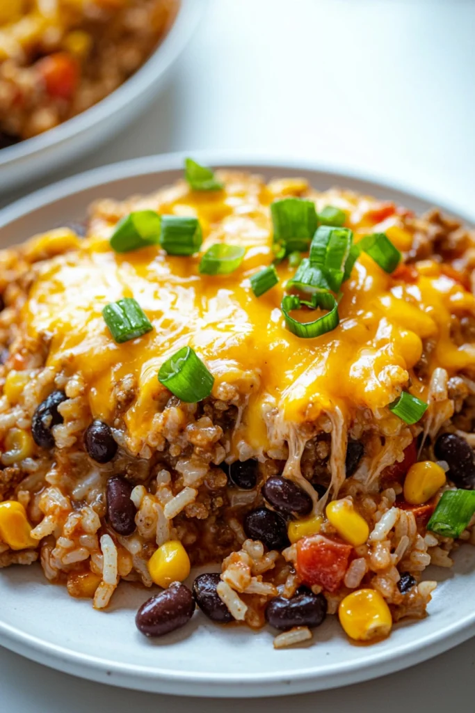 One-Skillet Mexican Rice Casserole