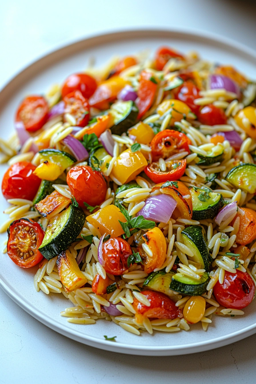 Roasted Vegetable Orzo