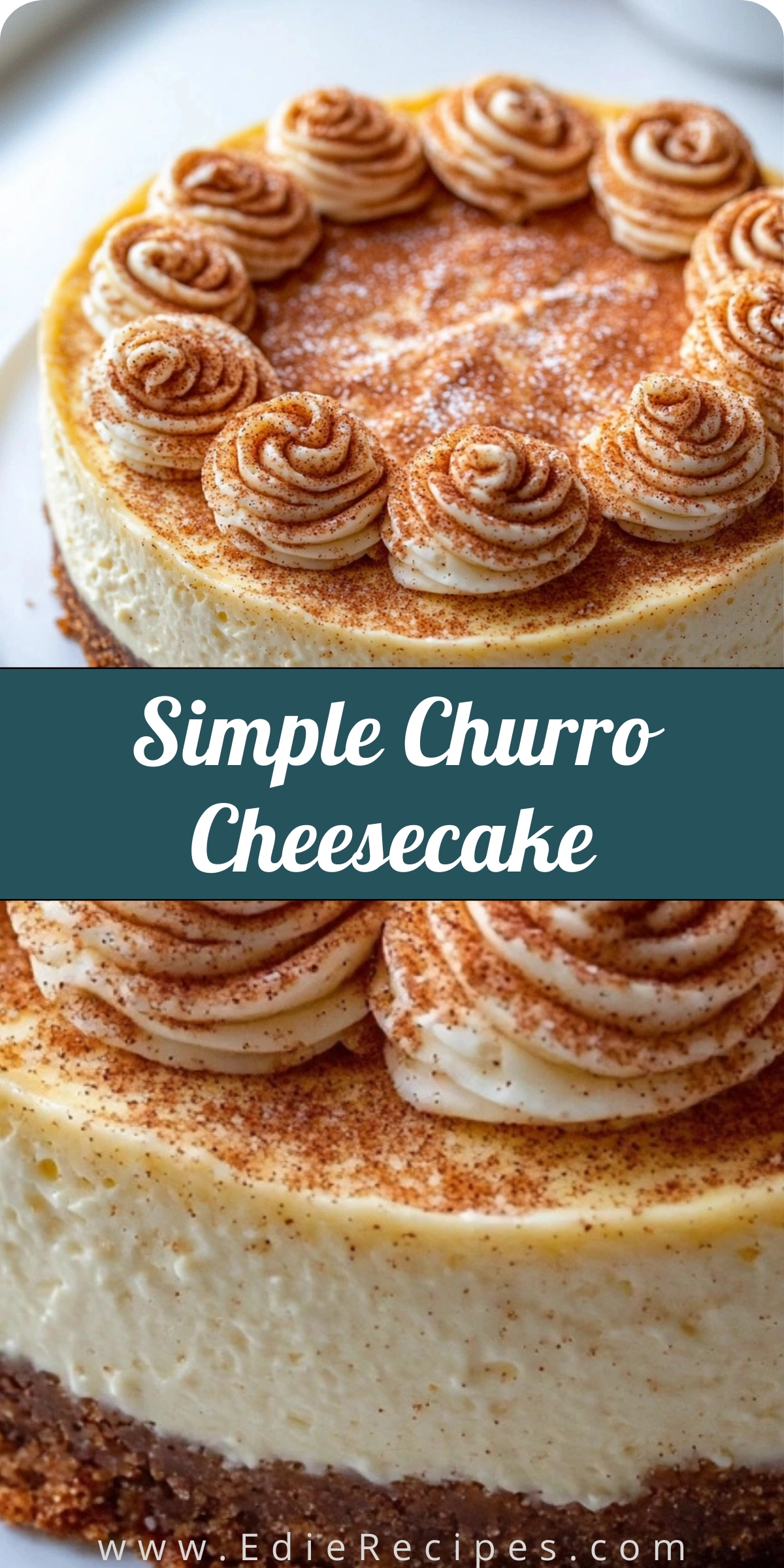 Simple Churro Cheesecake