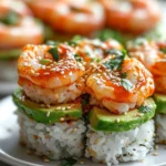 Spicy Shrimp Sushi Stacks
