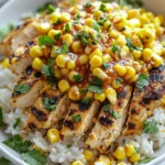 Street Corn Chicken Rice Bowl