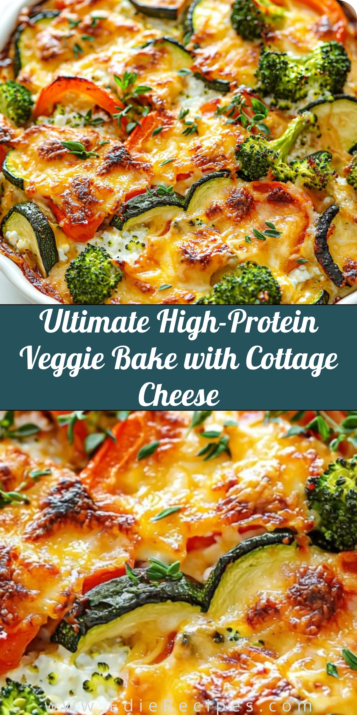 Ultimate High-Protein Veggie Bake with Cottage Cheese