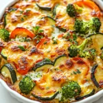 Ultimate High-Protein Veggie Bake with Cottage Cheese