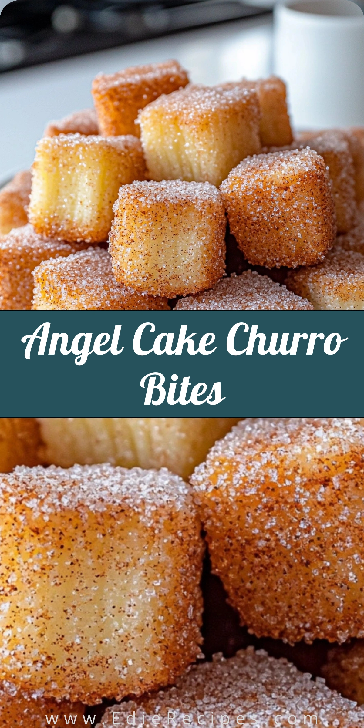 Angel Cake Churro Bites