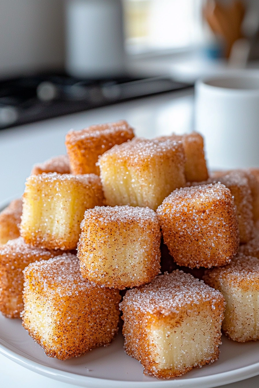 Angel Cake Churro Bites