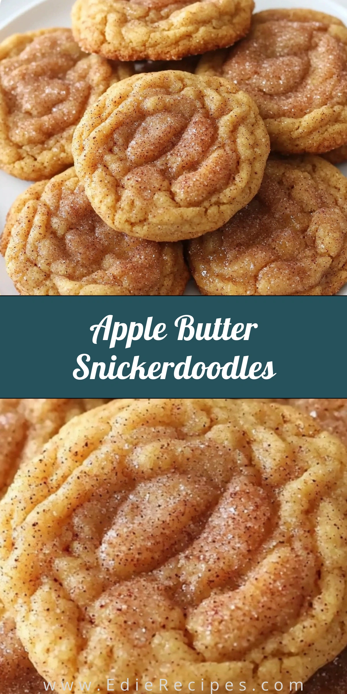 Apple Butter Snickerdoodles