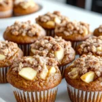 Apple Pumpkin Streusel Muffins