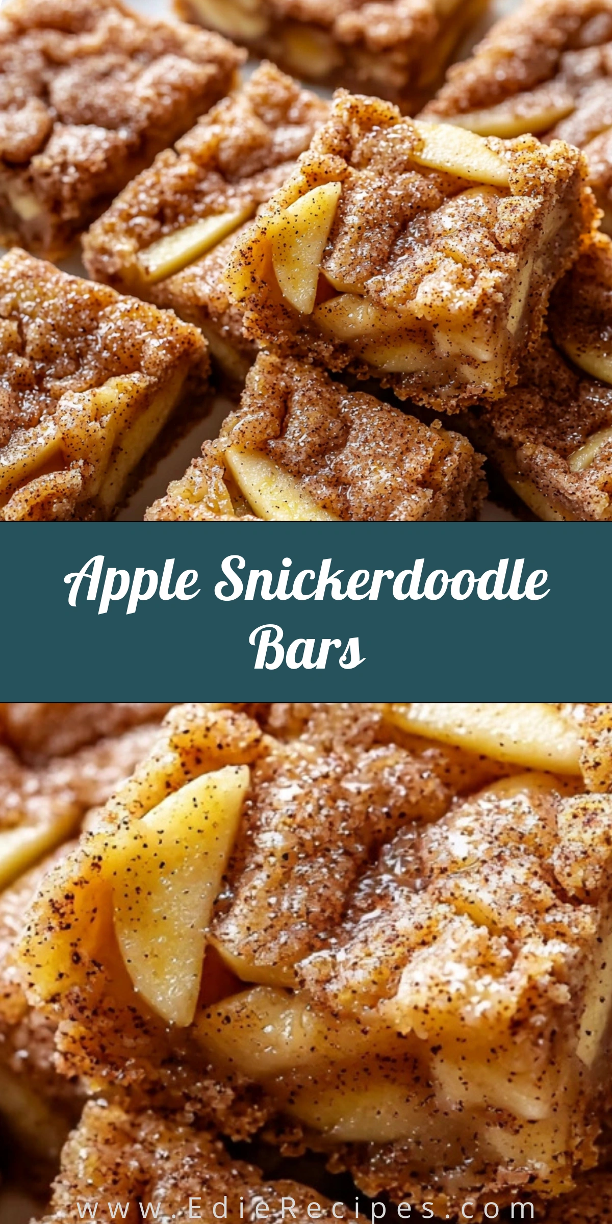 Apple Snickerdoodle Bars