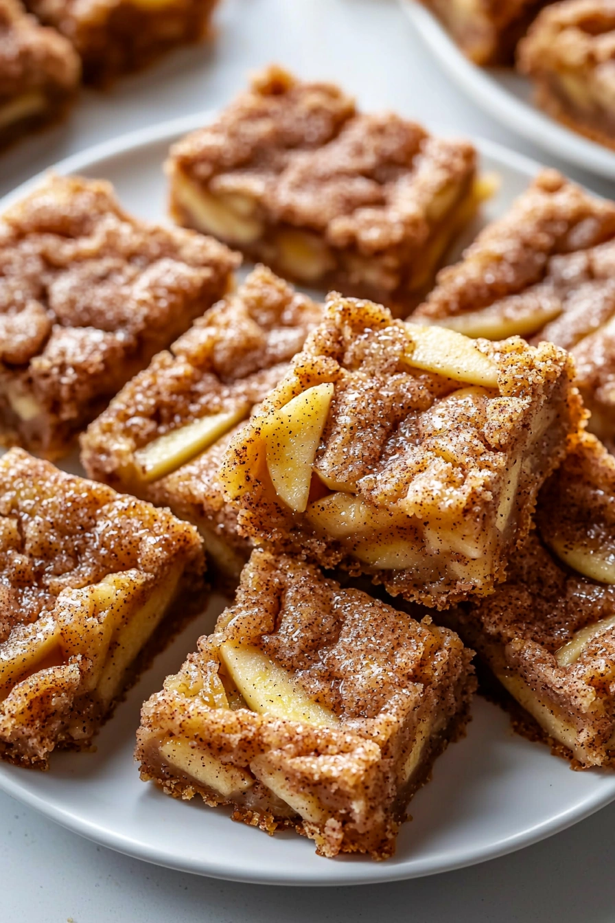 Apple Snickerdoodle Bars