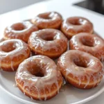 Baked Apple Donuts with Glaze