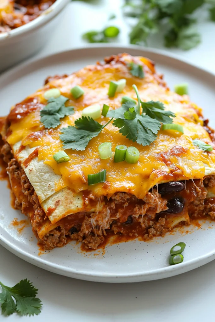 Beef Enchilada Casserole