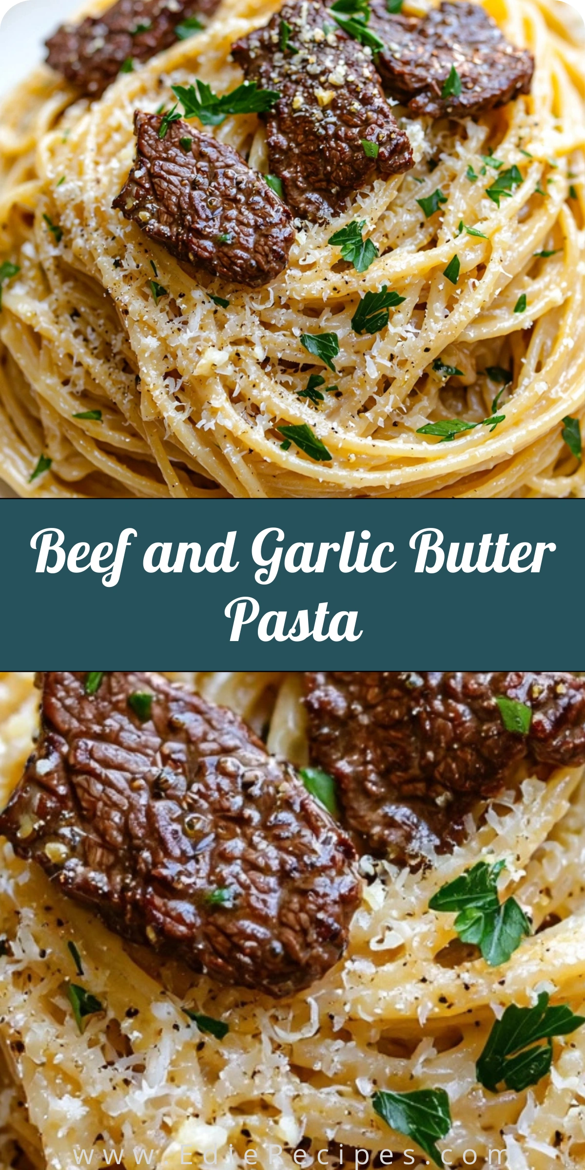 Beef and Garlic Butter Pasta