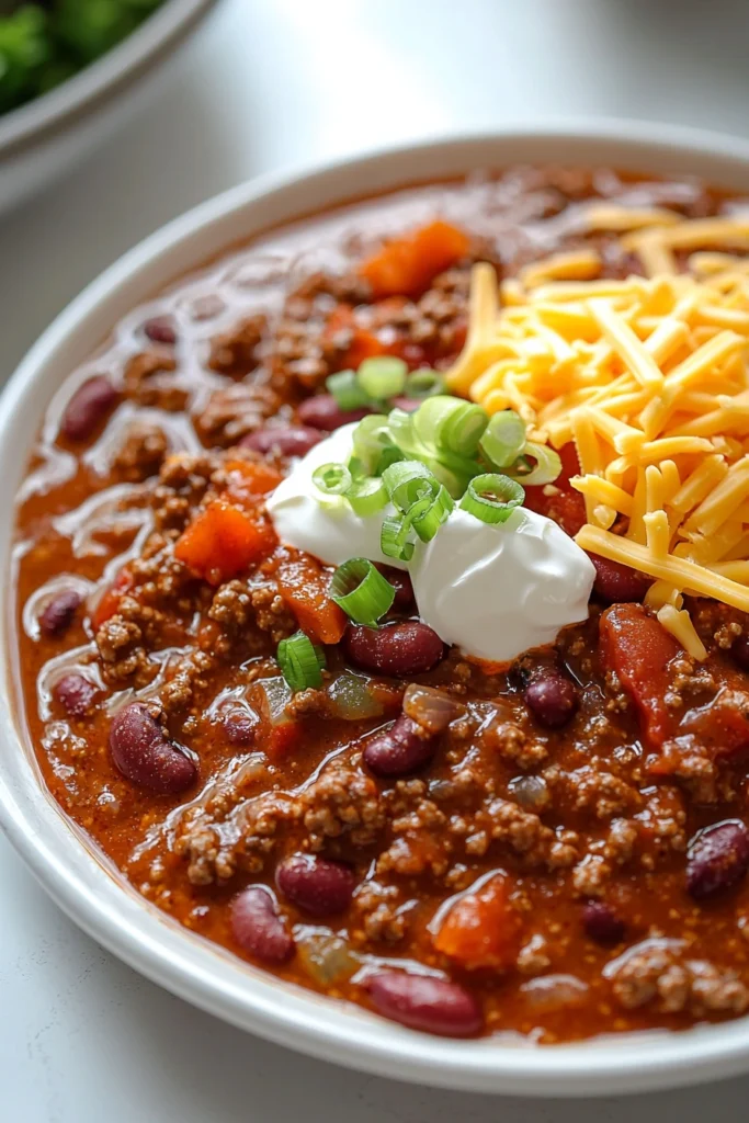 Best Ground Beef Stovetop Chili