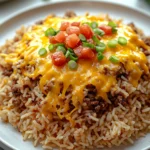 Cheesy Hamburger Rice Casserole