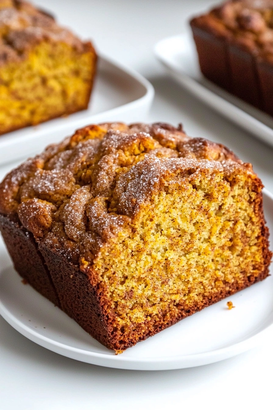 Cinnamon Sugar Pumpkin Bread
