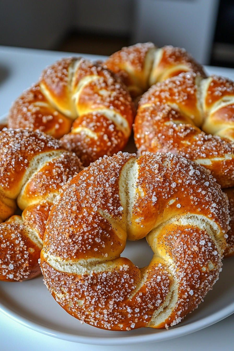 Cinnamon Sugar Soft Pretzels