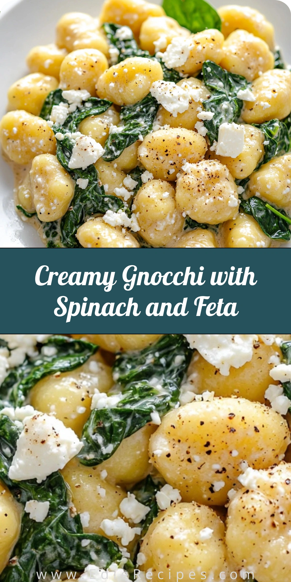Creamy Gnocchi with Spinach and Feta