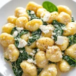 Creamy Gnocchi with Spinach and Feta