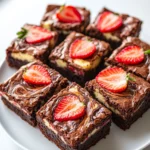 Easy Strawberry Cheesecake Brownies
