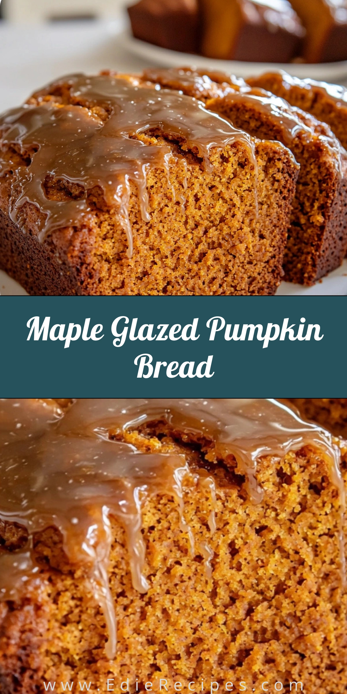 Maple Glazed Pumpkin Bread