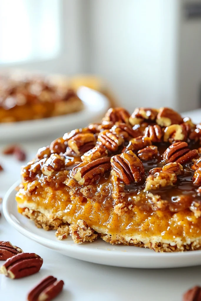 Pumpkin Pecan Cobbler