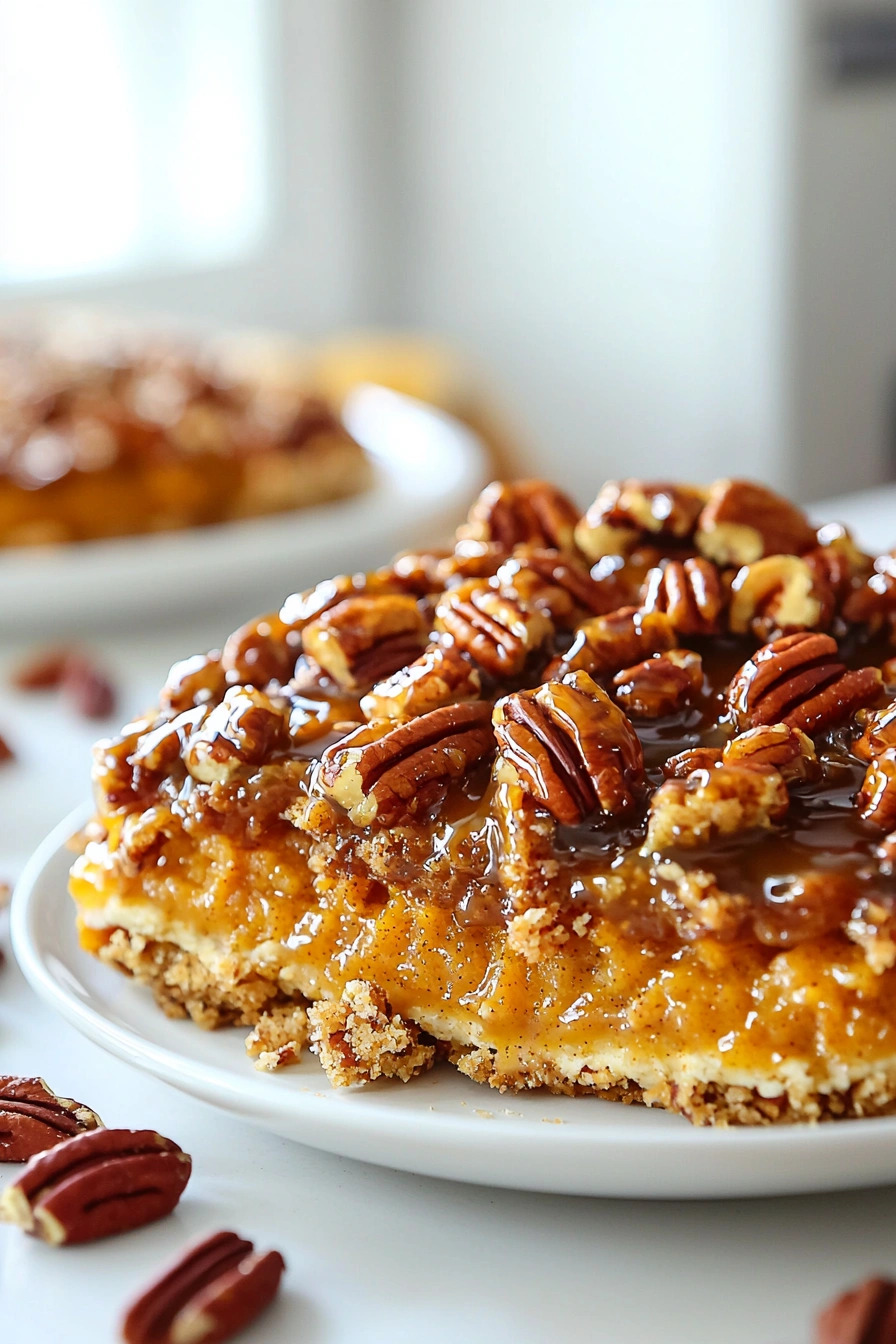 Pumpkin Pecan Cobbler