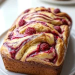 Raspberry Swirl Brioche Loaf